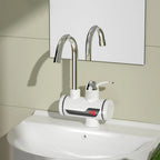 Electric Hot Water Heater Faucet Kitchen Instant Heating Tap Water Heater with LED