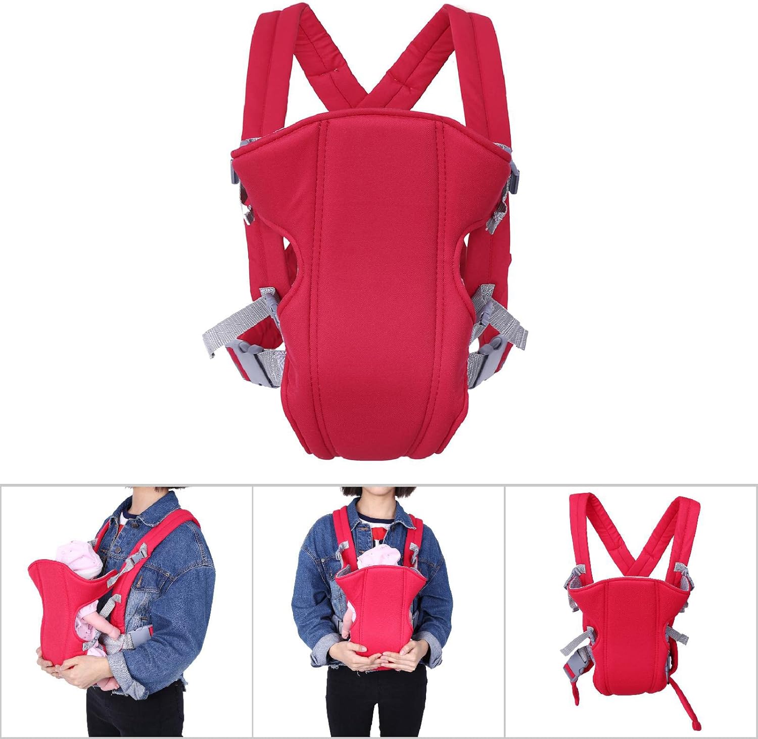Baby Sling Breathable for Outdoor Use for Babies from 3-16 Months for Home Use (Random Color) |  Baby Accessories