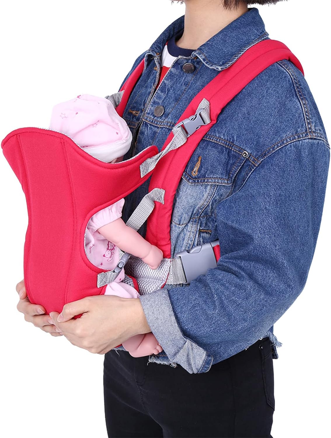Baby Sling Breathable for Outdoor Use for Babies from 3-16 Months for Home Use (Random Color) |  Baby Accessories