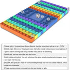 Silicone Big P ps It Game Chess Push Bubble Gadget Toys Rainbow Popper Fidget Toys Special Needs Of Autism Relieve Stress P pit