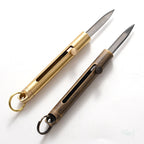 Brass Mini Survival Pocket Knife EDC Push Key Knife 2020 New CS Go Utility Knifes Portable Pocketknife Outdoor Camp Survival