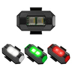 Car Motorcycle Bike Modification Drone LED Flashing Light Wired Charging Lamp Can Control The Vibration Flash DIY Accessories