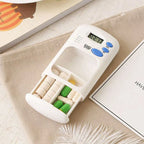 Plastic Portable Timer Box Plastic Reminder Box Weekly Pill Box Medication Organizer Alarm Box 2021 New Pill Organizer