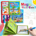 Pack of 3 Water coloring Books | Magic Water Drawing Book Coloring Doodle Reusable Activity Book for kids | PACK of 3 - Baby Products